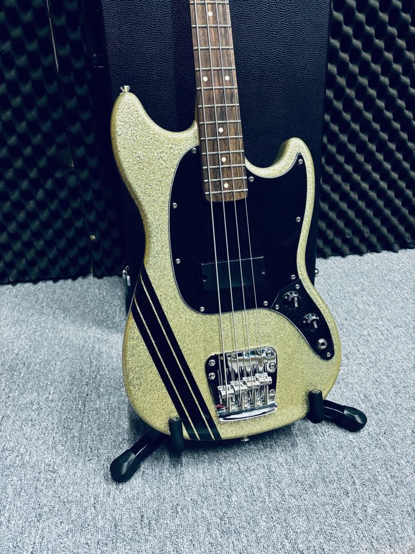 Squier ベース Mikey Way Mustang Bass 希少 レア