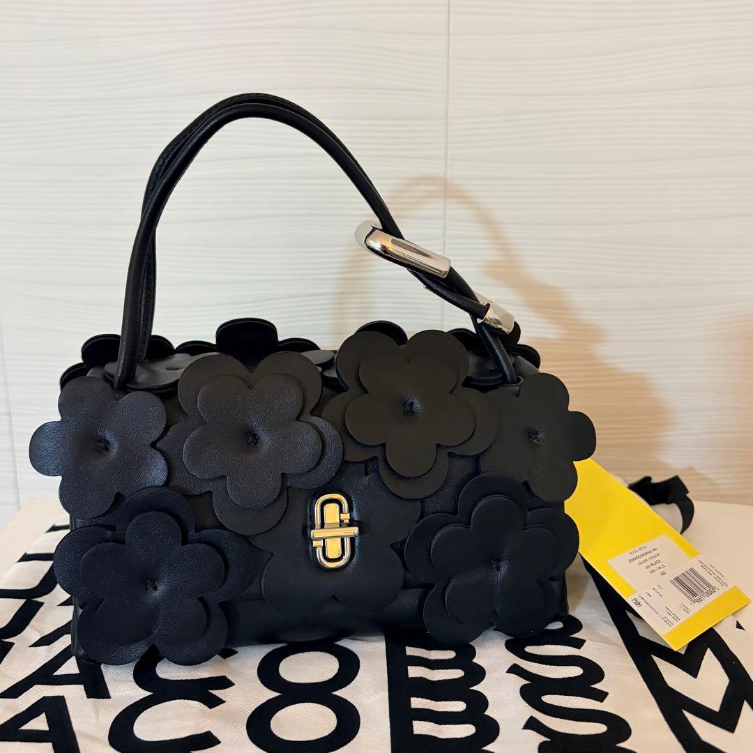 マークジェイコブス 新品 ザレザー ミニ デュアル バッグ デイジー