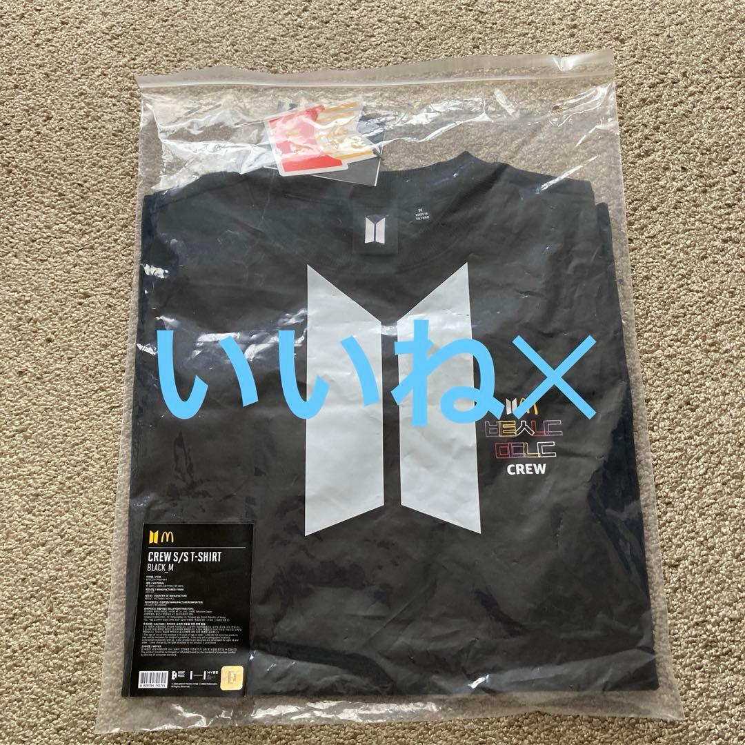 BTS×McDonald's マクドナルドコラボ Tシャツ ブラック Mサイズ