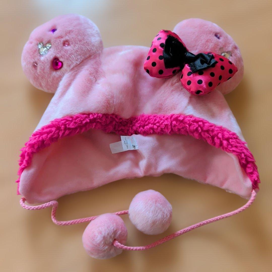 ミニーちゃん ファンキャップ ピンク