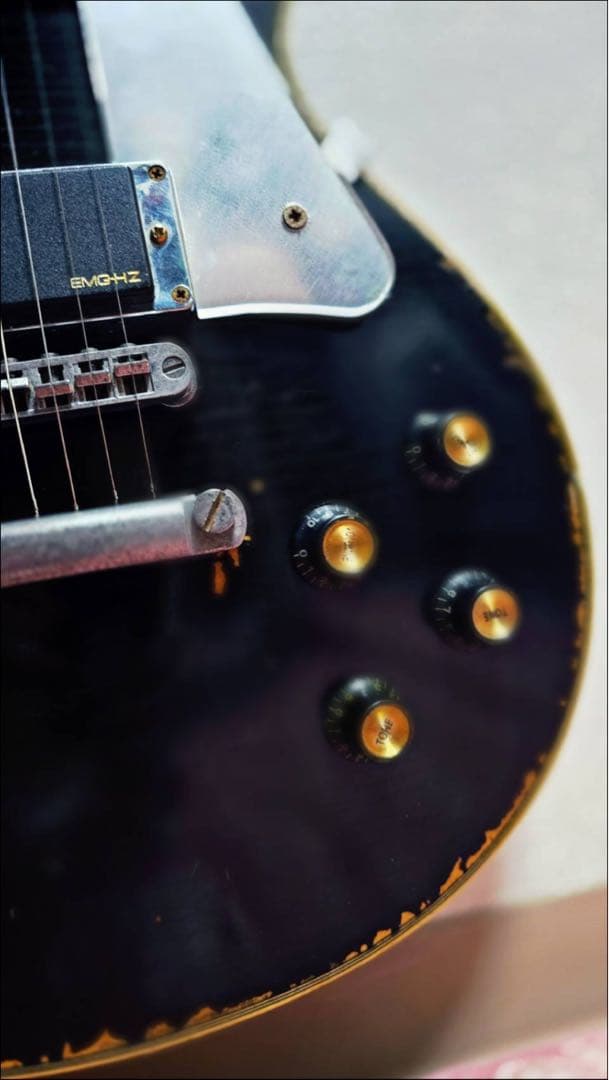 Black Les Paul Customエレキギター
