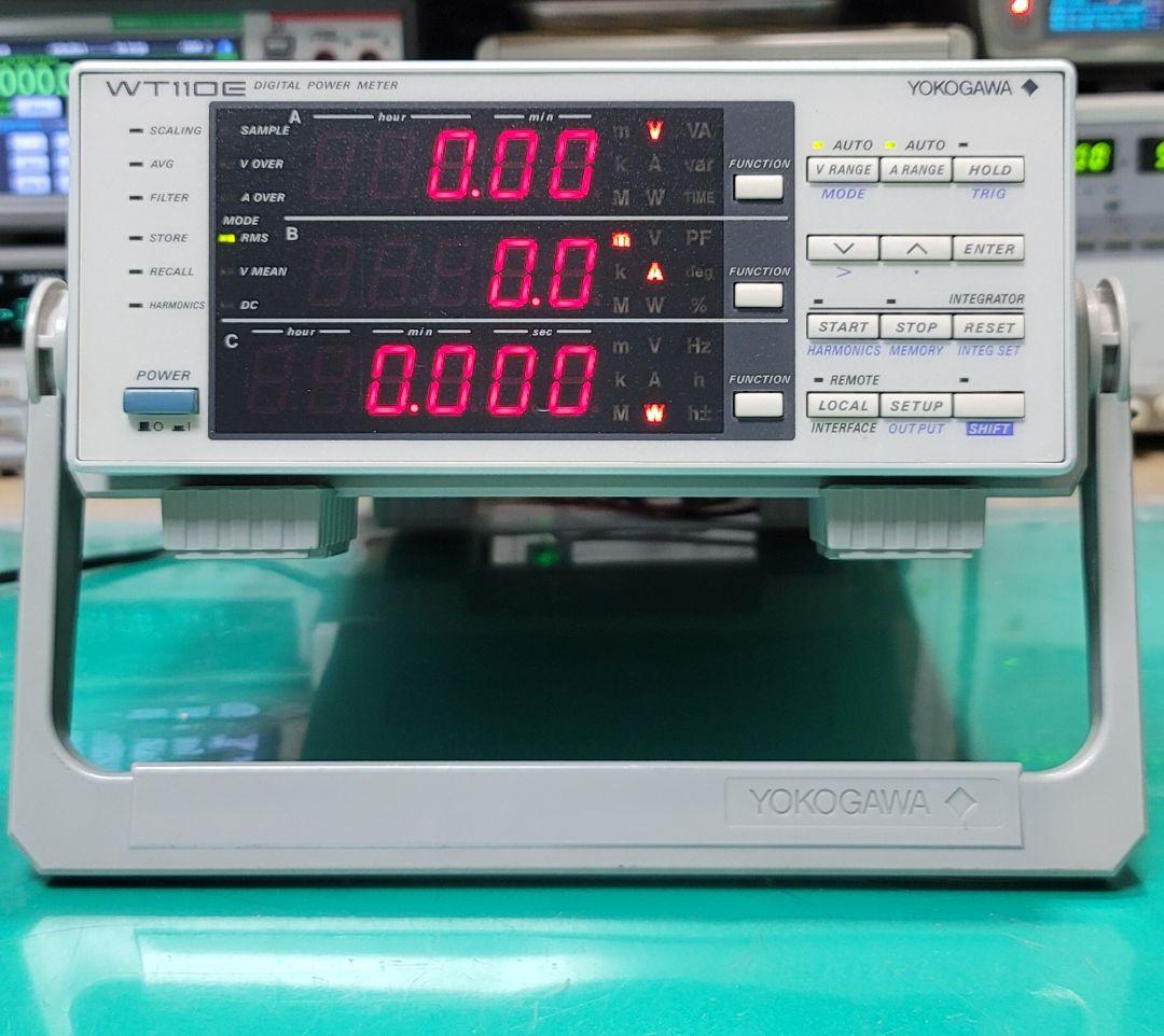 Yokogawa デジタルパワーメーター 15V-600V 500mA-20A