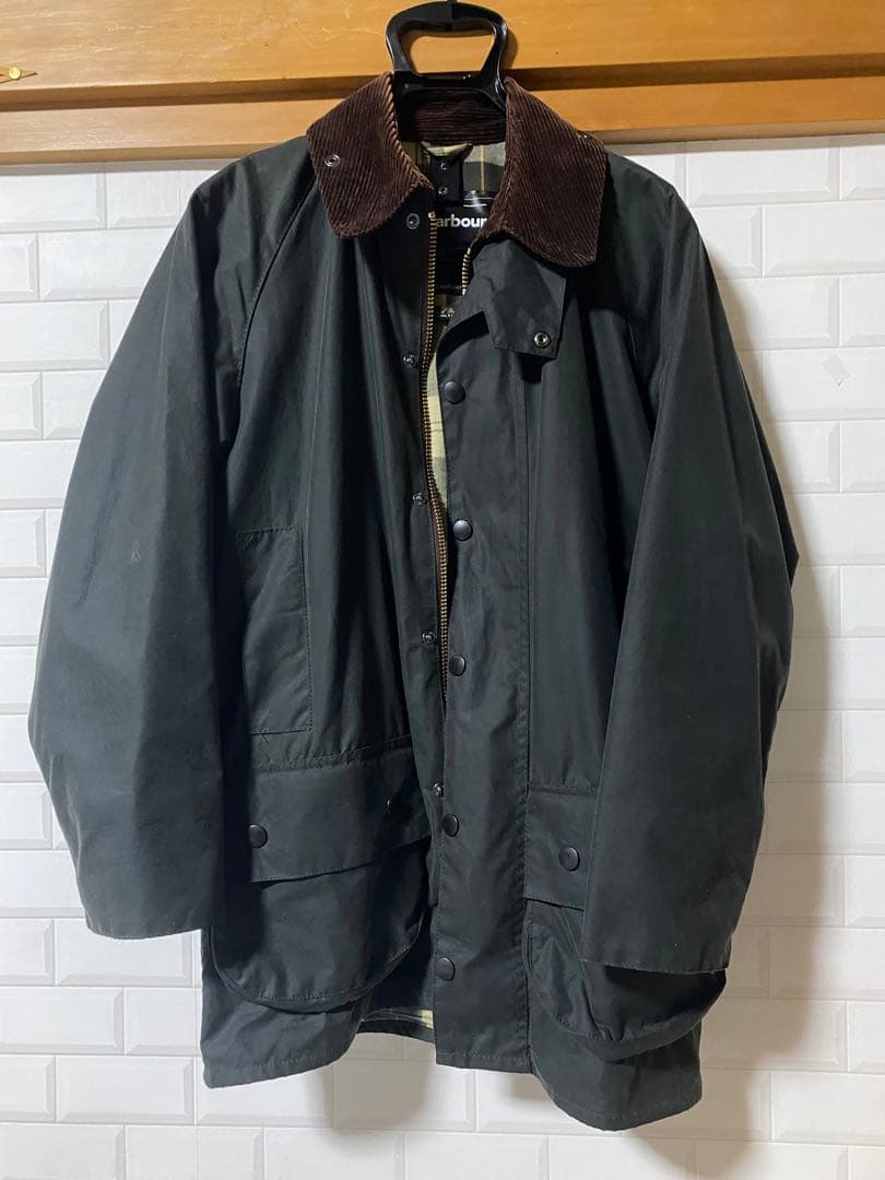 【美品】Barbour バブアー　ビューフォート　バッジ、ガーメントケース付き