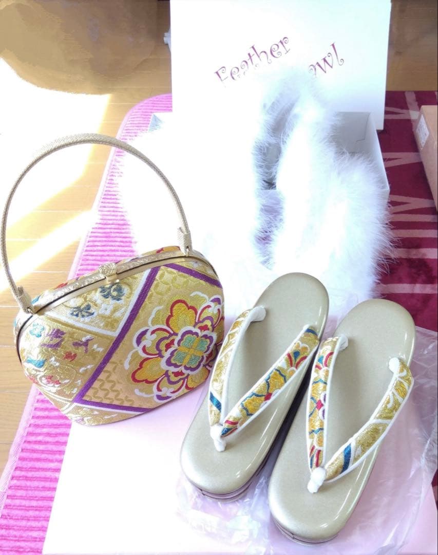 振袖/成人式/卒業式/パープル/小物セット