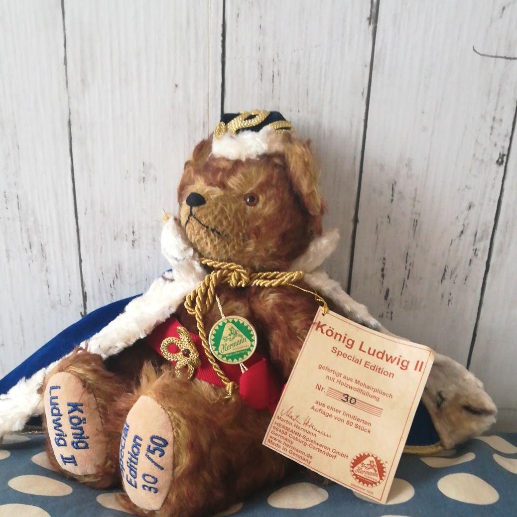 ドイツの老舗　ハーマンコーブルク社(ハーマン緑）テディベア