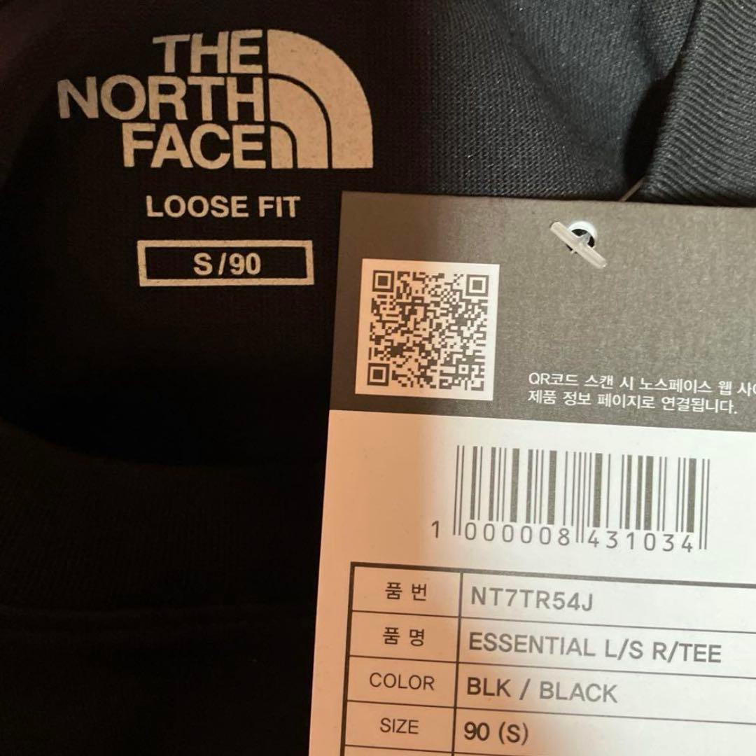 新品未使用　韓国正規 ノースフェイス　ESSENTIAL TEE ブラック　S