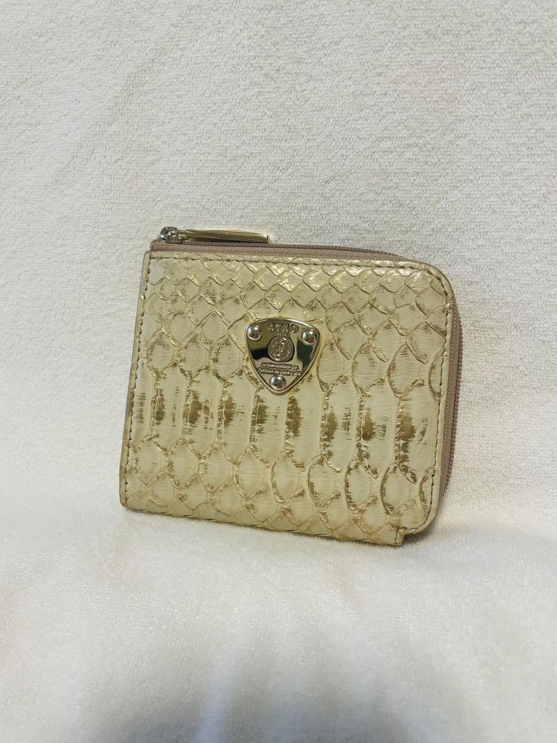 n*o様 【 美品✨️】ATAO ミリモ パイソンHAKU アイボリーゴールド箔