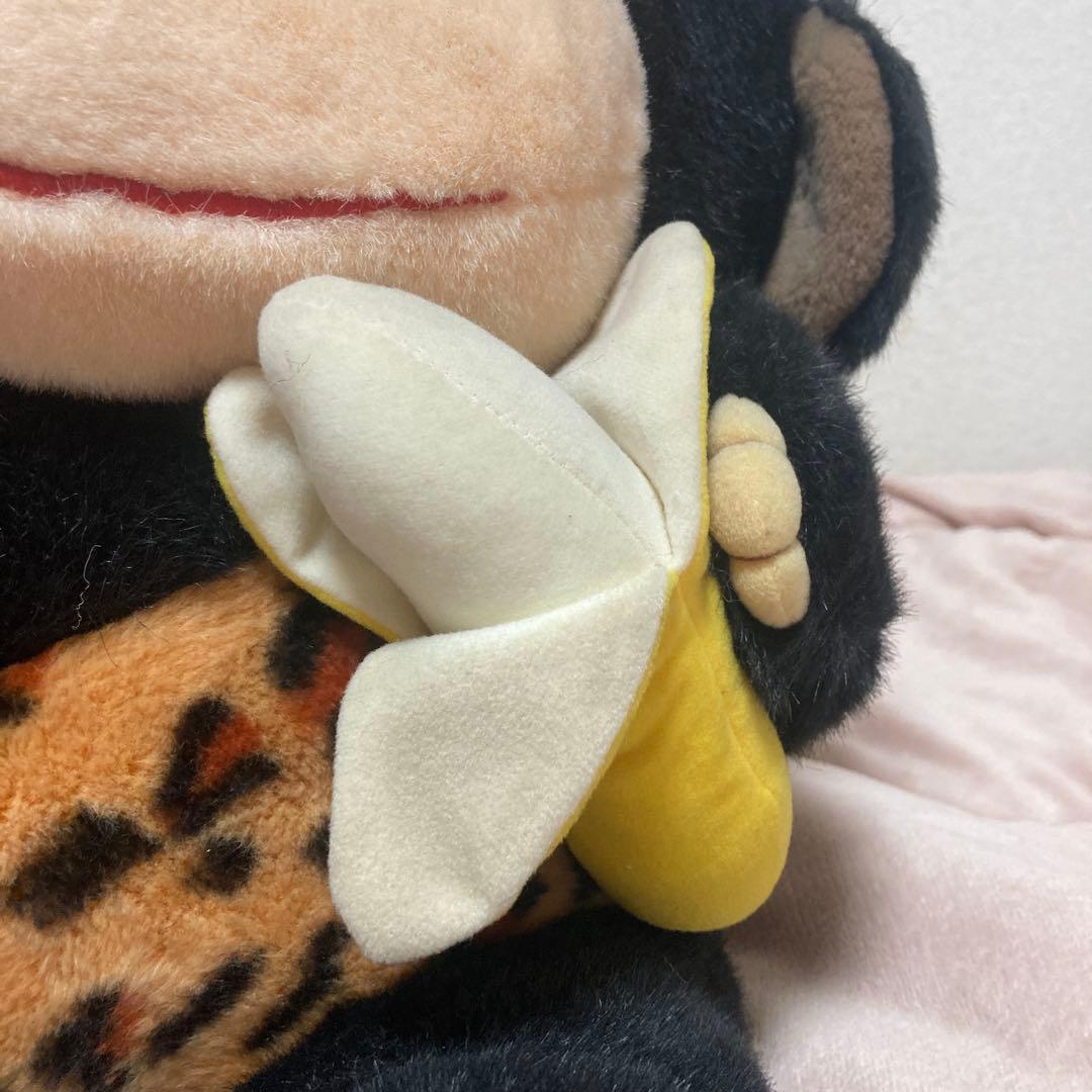 昭和レトロ　Kitten&Kid 猿　ぬいぐるみ　中古品 高さ約45cm 中古