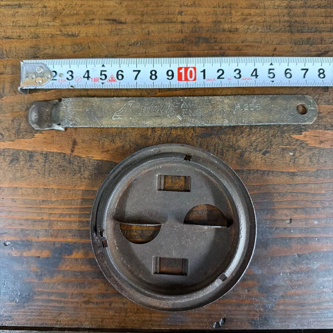 当時物　アラジン　スチール芯クリーナー　天板外し