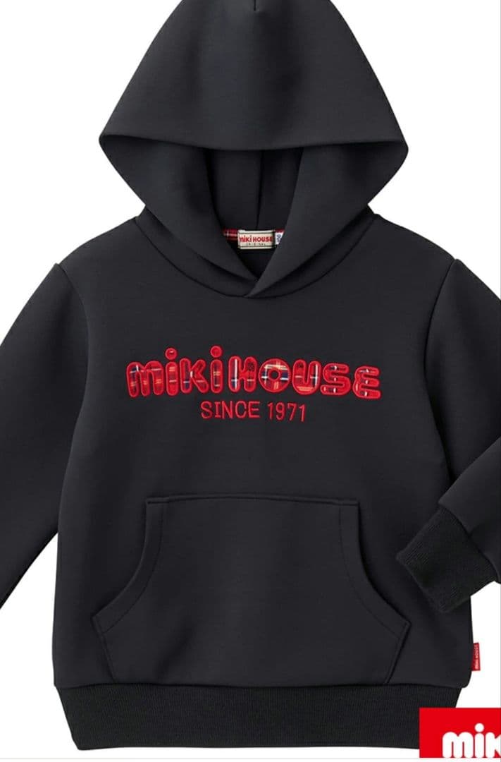 mikihouse フード付きパーカー