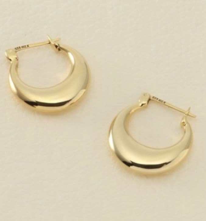 新品ドゥーズィエムクラスで購入，【LAVER/ラバー】MOON ピアス ゴールド