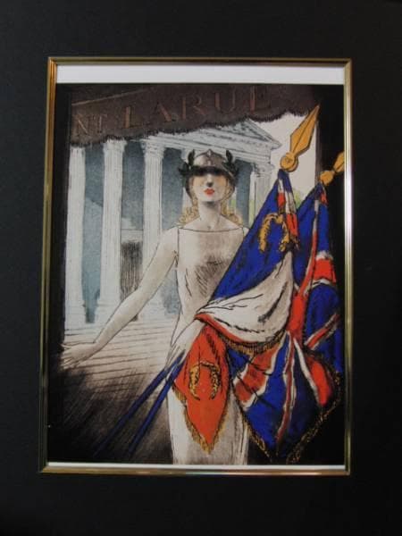 ルイ・イカール限定版・アールデコ/勝利の女神、希少な額装用画集より