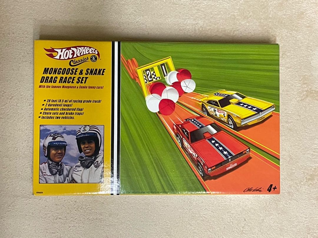 ミニカー Hot Wheels Mon & Snake DragRace Set