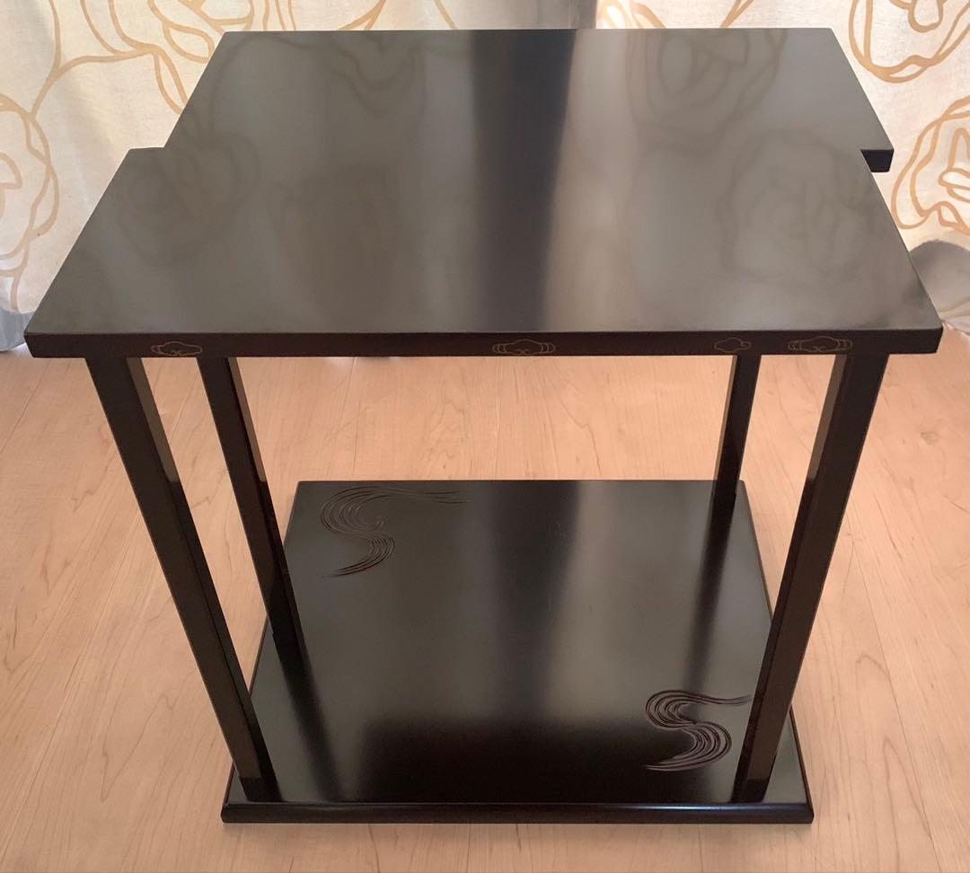 【美品】鵬雲斎大宗匠好写山雲棚　　　　　河瀬一敬作 組立式　炉、風炉用