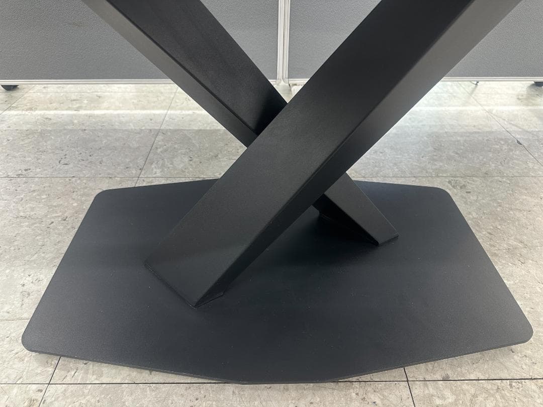 セラミックダイニングテーブル　大理石調　グレー