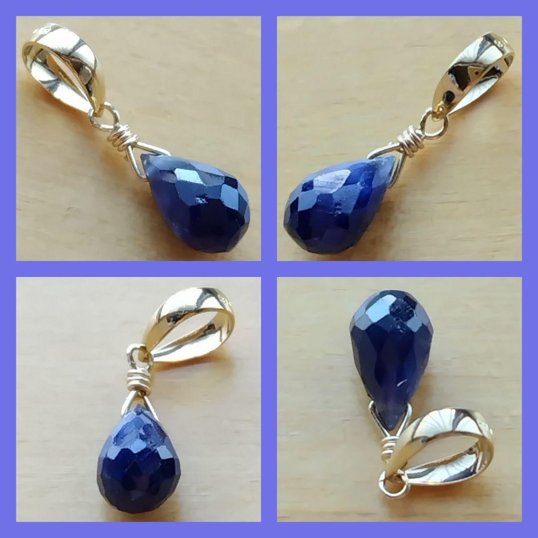 【専用ページ】K18ブルーサファイア・K18ピンクサファイア・ペンダントトップ