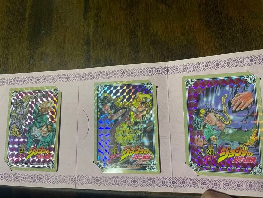 ジョジョの奇妙な冒険　ウォータリングキスミント 当選商品　空条　承太郎　カード