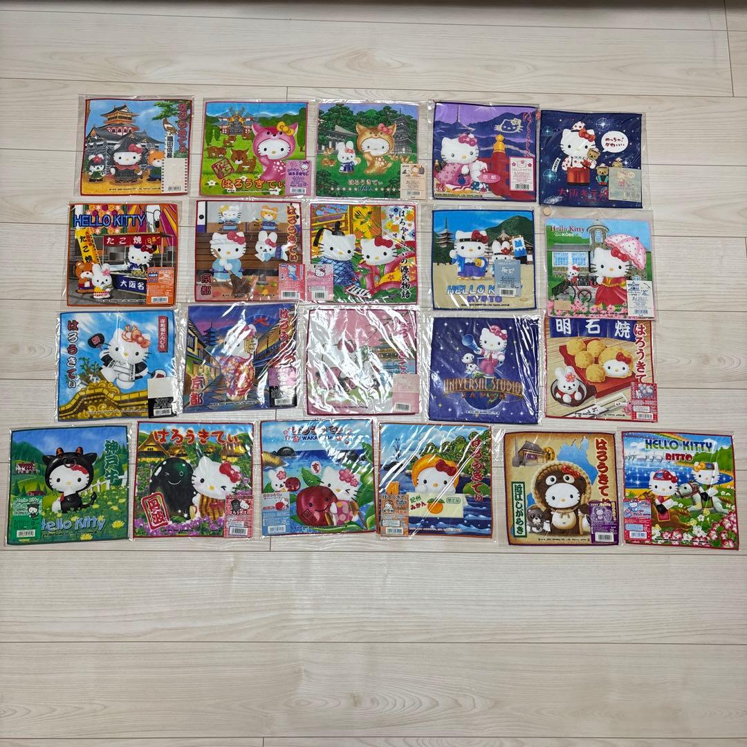 ご当地　ハローキティ　プチタオル　近畿地方