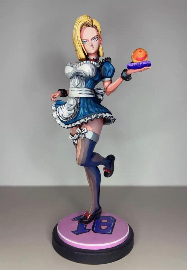 ドラゴンボール メイド 人造人間18号 リペイント フィギュア