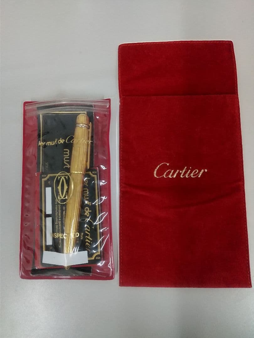 Cartier 万年筆 ゴールド