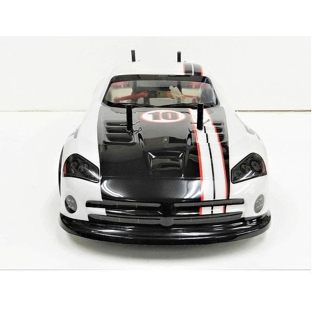 ターボ機能付き 1/10 ドリフトラジコンカー D001 白 スペアボディー付