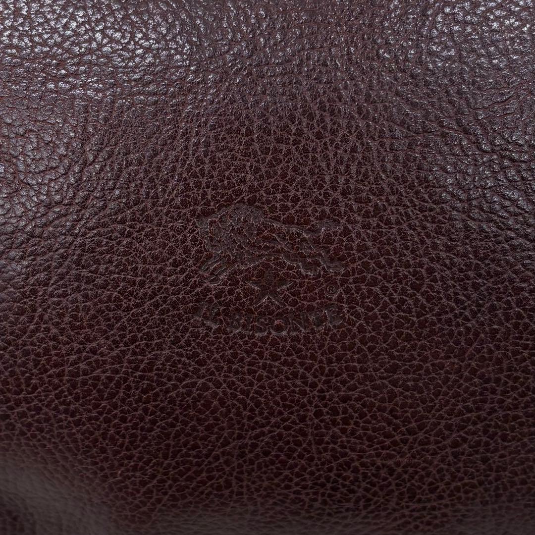 イルビゾンテ ショルダーバッグ ダークブラウン レザー 三日月 イタリア製