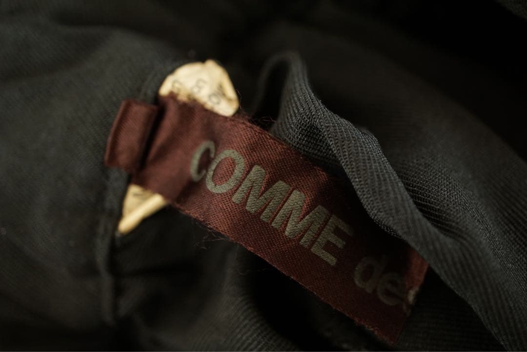 18ss comme des garçons ポリ縮 ワイド サルエル パンツ