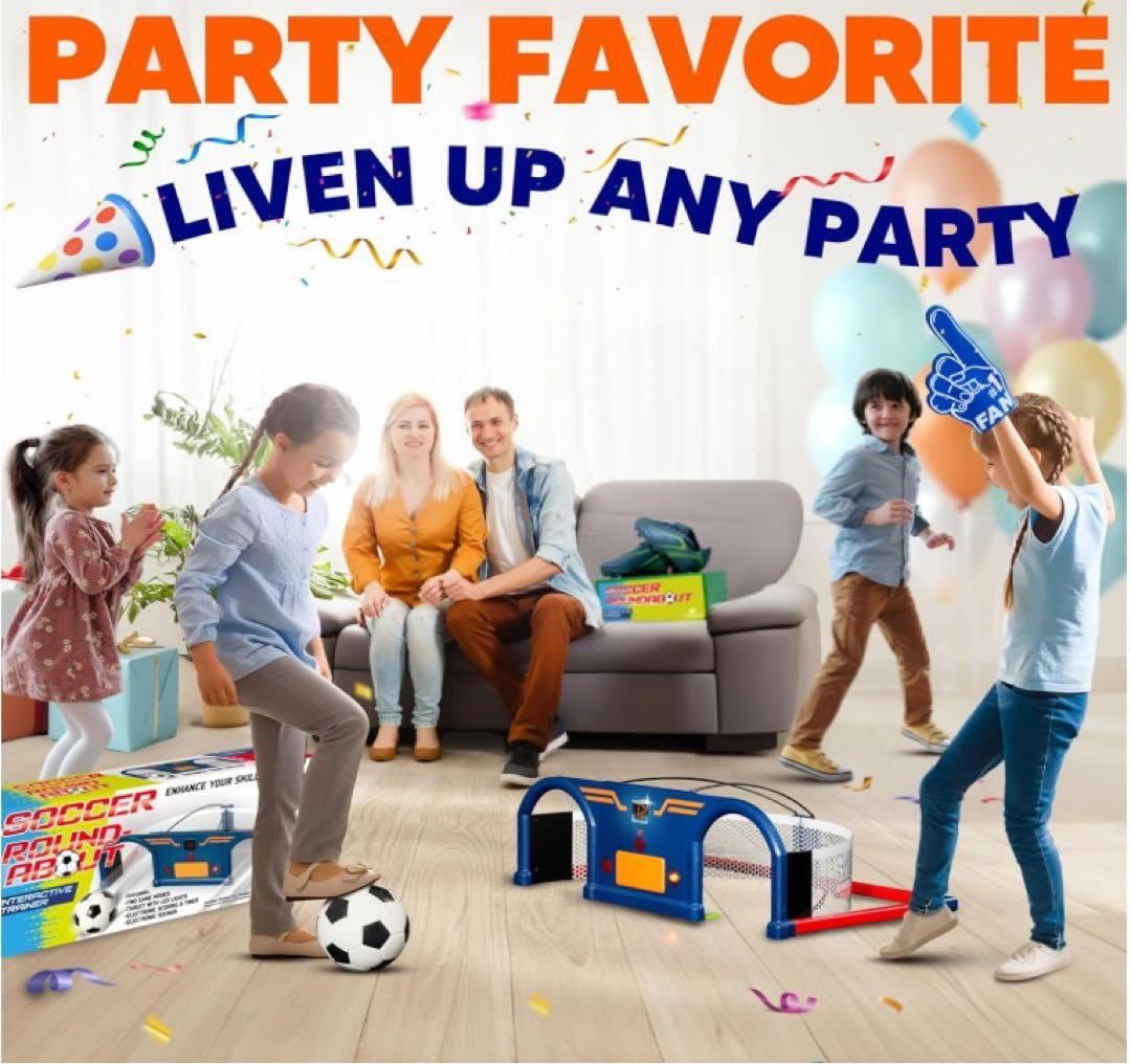 サッカーラウンドアバウトアーケードセット