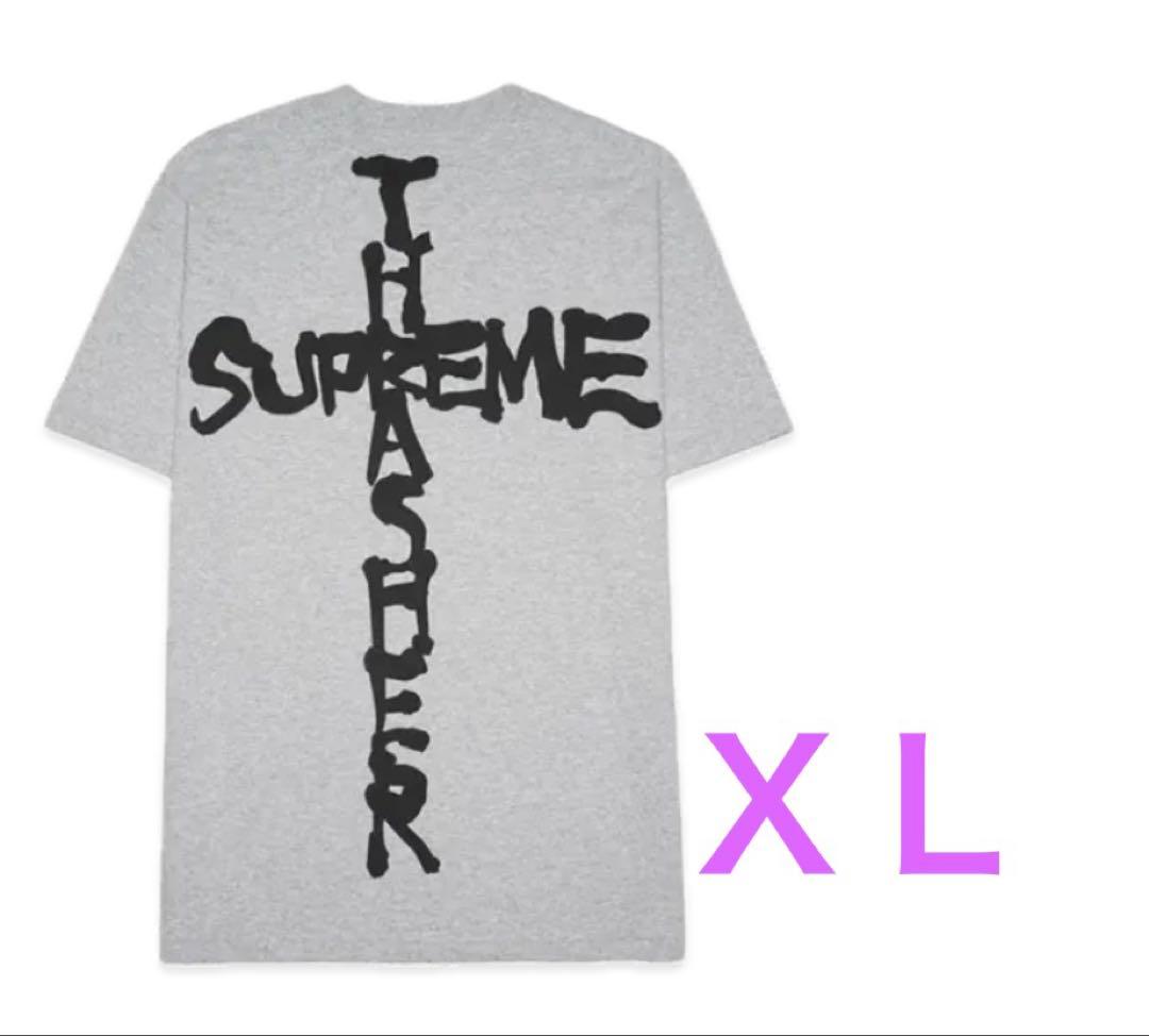 トップス Supreme x Thrasher CrossTee Heather Grey