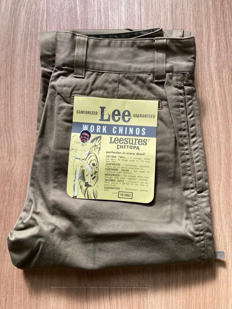 奥田民生/別注/Lee/コットンツイルワークチノ/HARAPPAN/新品未使用