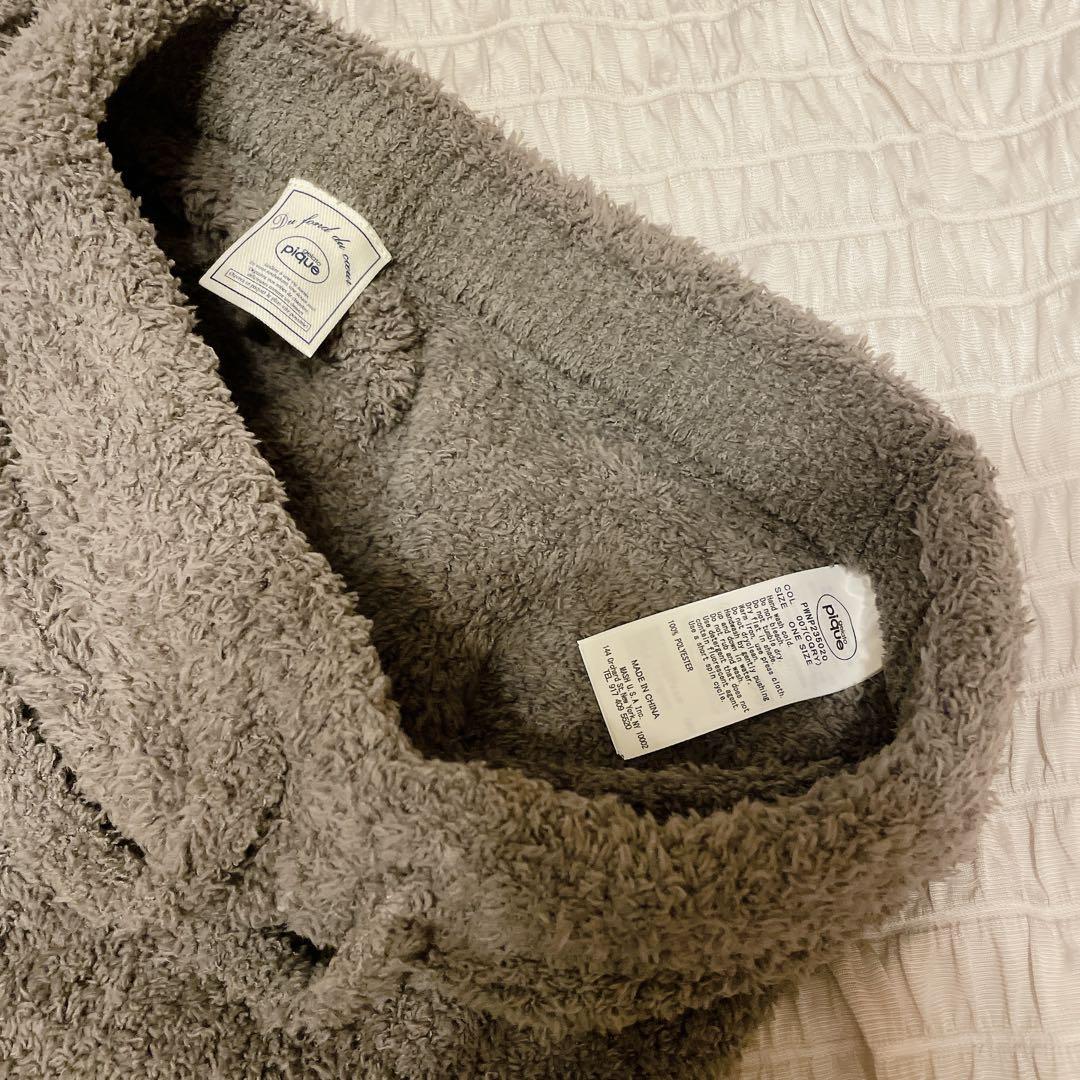 新品未使用　ジェラートピケ　セットアップ　ダークグレー　上下セット