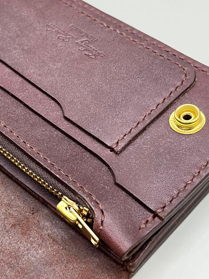 【値下げ】トラッカーウォレット　ラフィアン(ホーウィン社)①