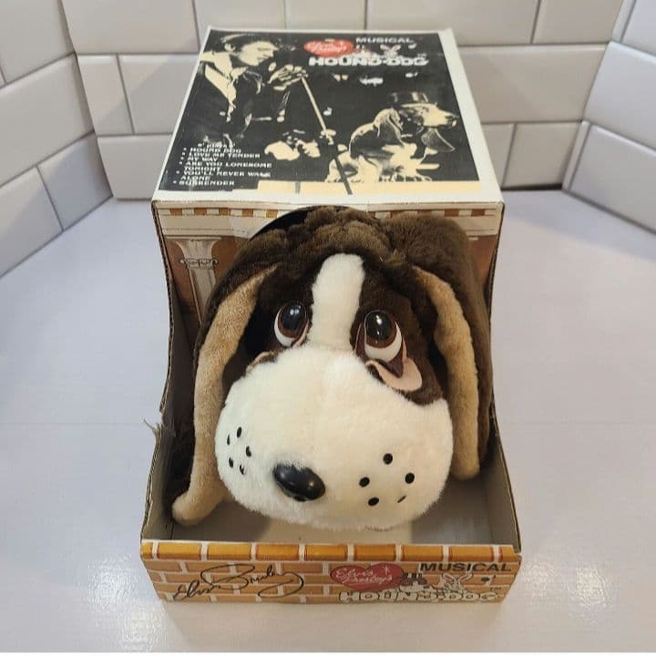 1986年　エルヴィス・プレスリー　ハウンド・ドッグ　ミュージカル玩具　15\