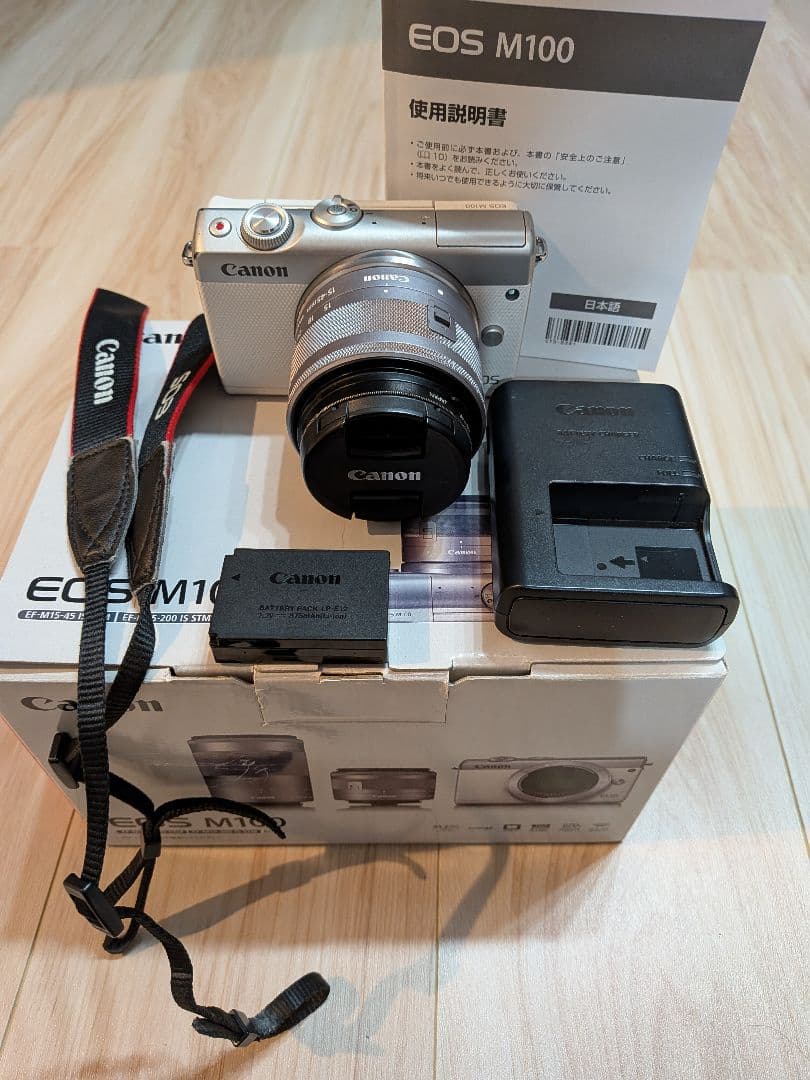 Canon EOS M100 ミラーレスカメラ 15-45mm