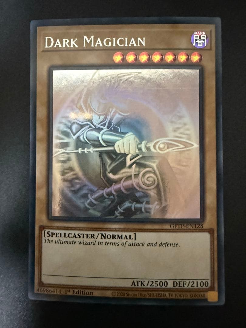 ブラックマジシャン　Dark Magician 英語　ゴースト　1st