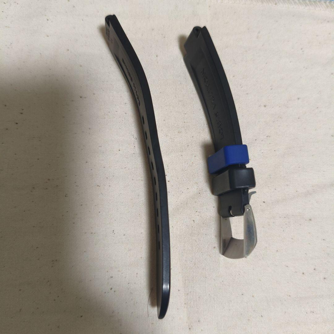 LOUIS VUITTON ネイビー ラバーベルト　ルイ・ヴィトン　タンブール