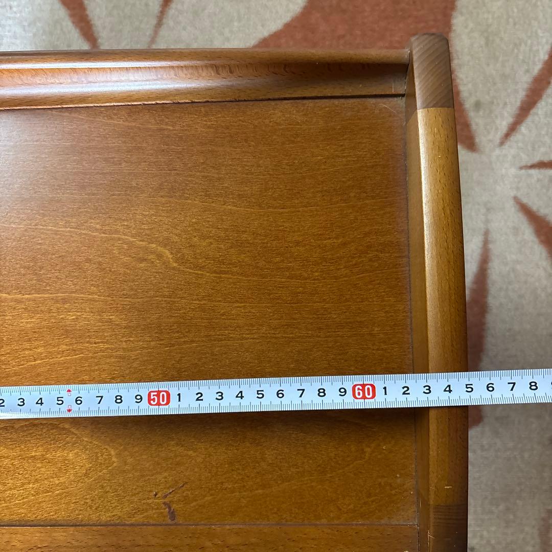 カリモク　電話台　FAX台　キャビネット　昭和レトロ