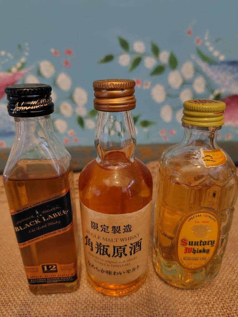 【希少】サントリー　角瓶原酒　角瓶　ジョニーウォーカー　ミニチュアボトル