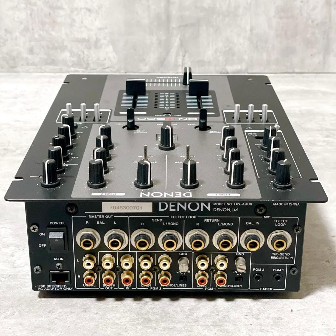 DENON DJミキサー DN-X300 スクラッチ DJ機器 オーディオ機器