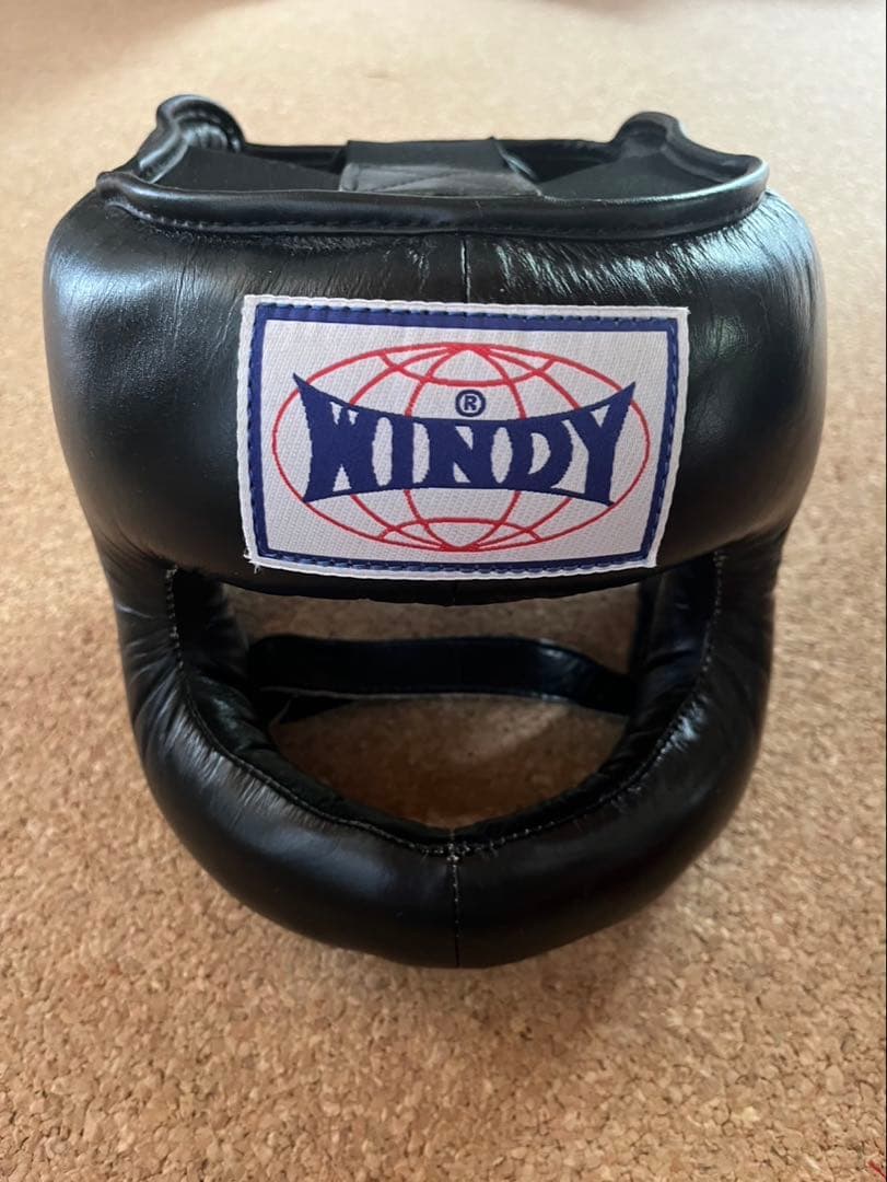 【美品】WINDY ヘッドギア 黒