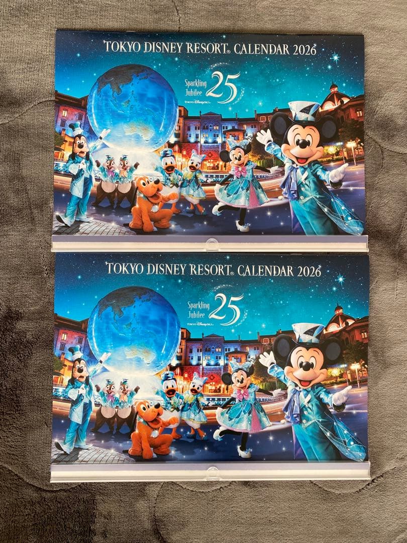東京ディズニーリゾート カレンダー 2026 オリエンタルランド　壁掛け　非売品