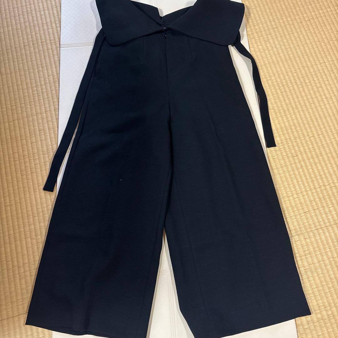 ENFOLD 黒 キュロットパンツ 38