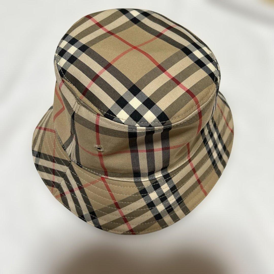 バーバリーキッズバケットハット4〜6Y 52センチ美品です。