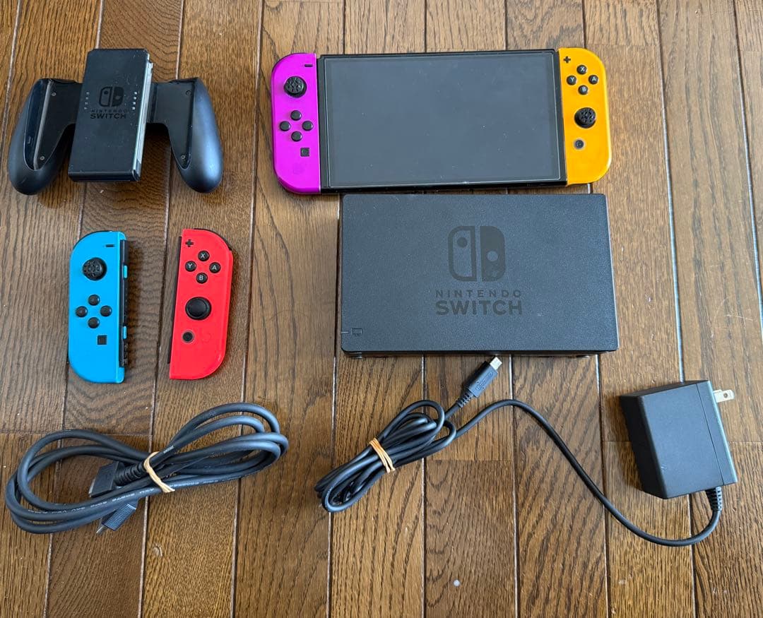 動作OK Nintendo Switch 青/赤 本体　Joy-Con追加