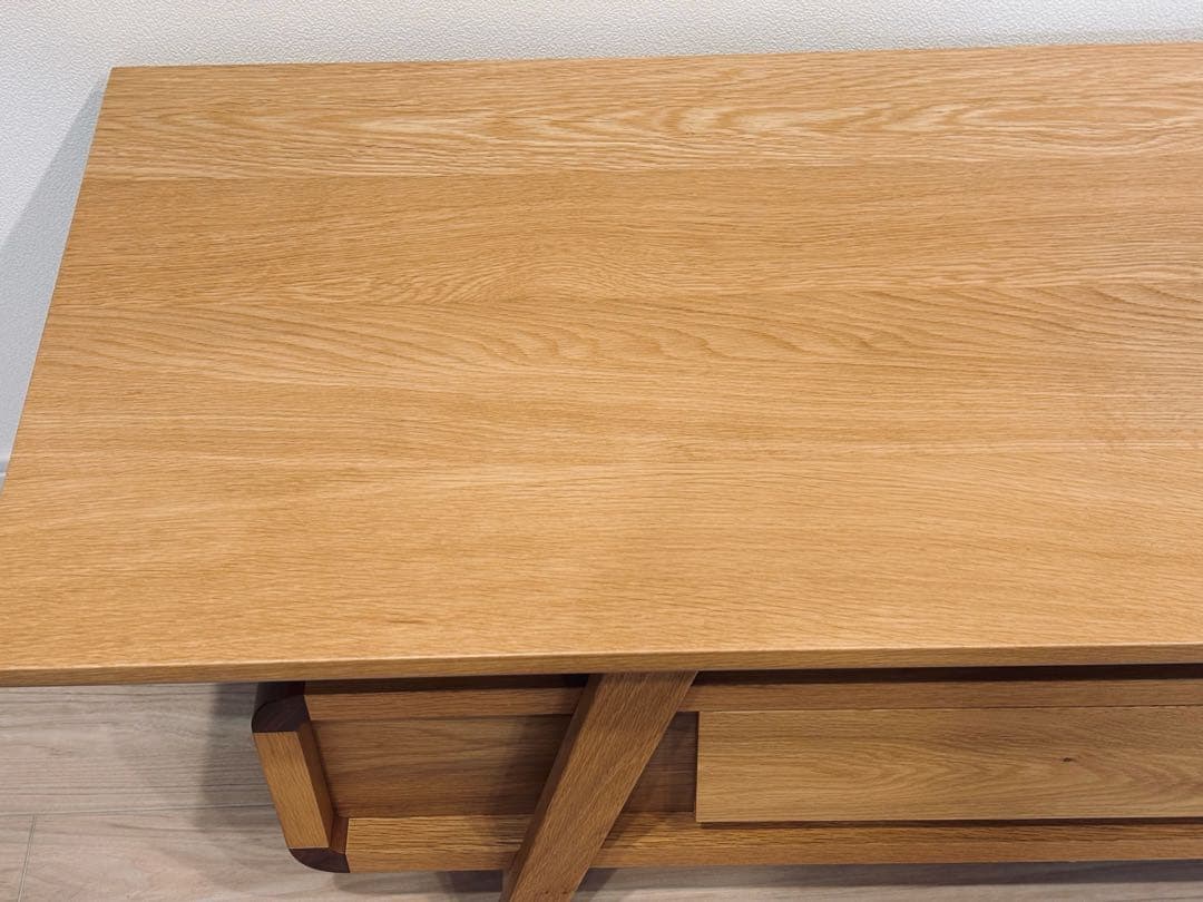 MUKU工房　ナラ材　テレビボード