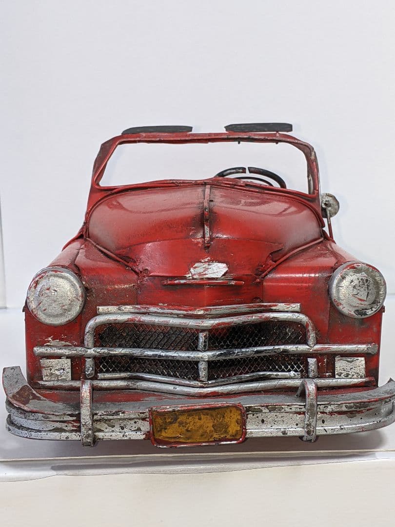 ブリキ　大きなクルマ　レトロ