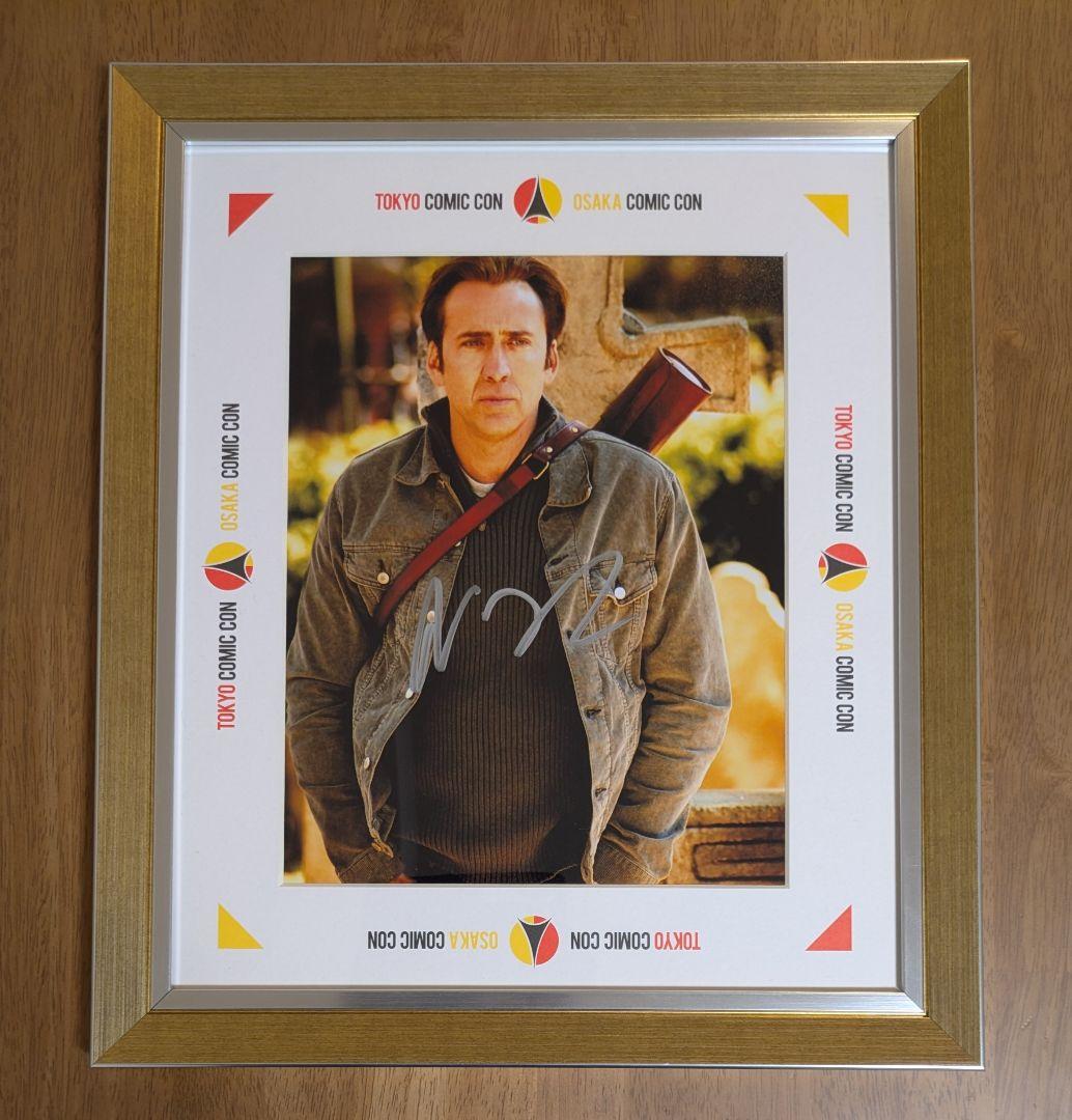 東京コミコン2025　ニコラス・ケイジ直筆サイン入りポートレート①