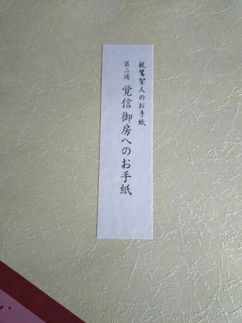ちうみ　【大幅値下げ❗】新品　親鸞聖人のお手紙　全12通