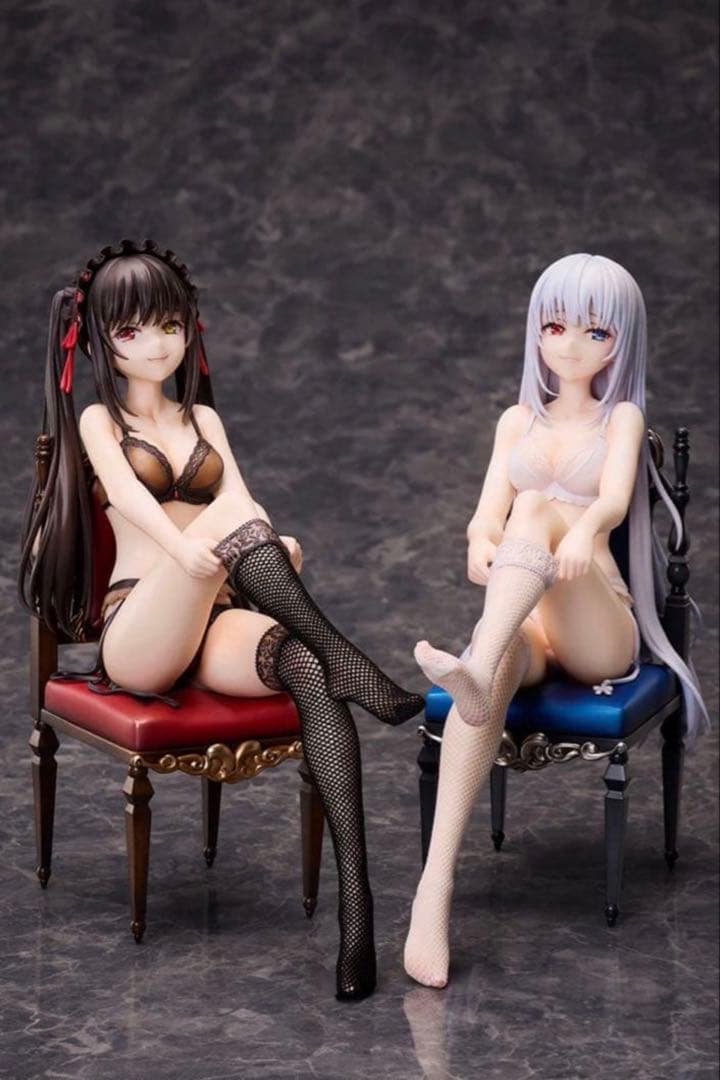 デート・ア・バレット 時崎狂三 白の女王 1/7 フィギュア まとめ売り