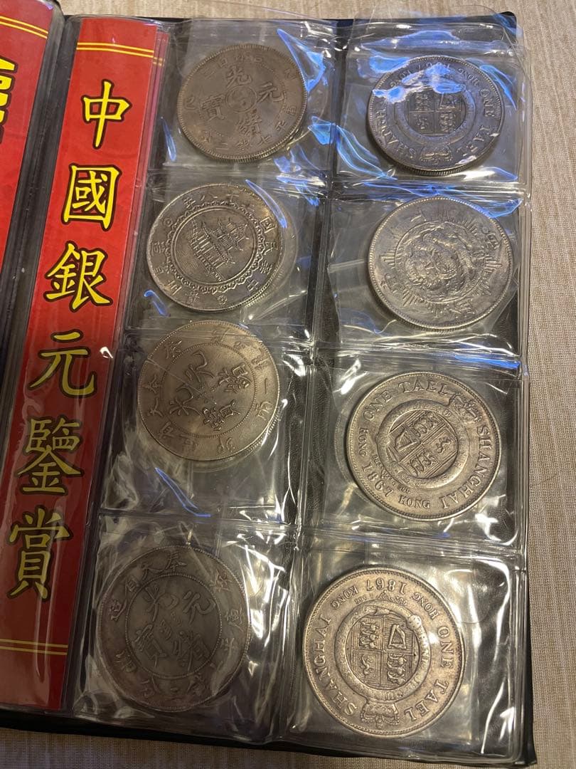 中國銀元鑑賞用 80枚セット